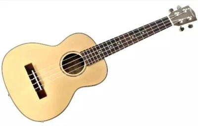 B-Stock Tenor Uke Round Back Electro Acoustic - Solid Spruce Top by Clearwater - Image 1 of 4