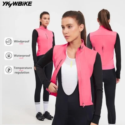 Women Cycling Jacket Road Bike Jersey Outdoor Jacket Windproof Top 10-20℃ - Image 1 of 4