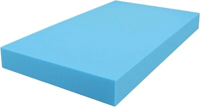 HIGH-DENSITY UPHOLSTERY FOAM SHEET- CUT TO ANY SIZE- FOR CUSHIONS, SOFAS, & BEDS - Image 1 of 4
