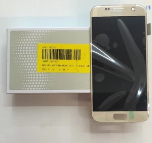 Genuine Samsung S7 (G930F) LCD Assembly New Gold GH97-18523C - Picture 1 of 2