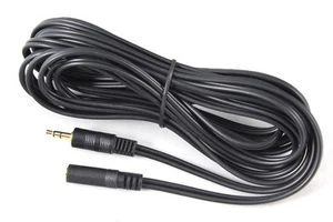 ROX MJ-1 estéreo 3,5 mm conector enchufe a conector enchufe 5 metros cable de extensión - Imagen 1 de 1