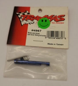 Traxxas Bremsnockenhebel mit Beschlägen blau eloxiertes Aluminium T-Maxx Nitro 4967 - Bild 1 von 1