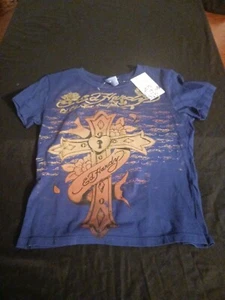 Ed Hardy Kids (Christian Audigier) Shirt Size Kids Small New - Picture 1 of 5