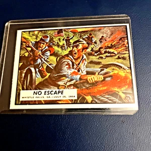 Topps 1962 Civil War News Card #71: No Escape Whistle Falls, GA 16. Juli 1864 - Bild 1 von 2