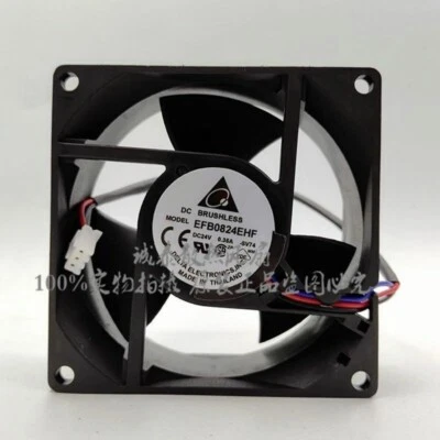 1 PCS DELTA Fan EFB0824EHF 24V 0.35A 8032 80*32MM 3 Pin inverter cooling fan - Image 1 of 3
