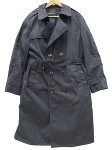 USGI BLACK MILITARY TRENCHCOAT KLEID UNIFORM JACKE ARMY ASU RAINCOAT m. LINER - Bild 1 von 10
