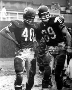 Chicago Bears MIKE DITKA & GALE SAYERS Glossy 8x10 Photo Football Print Poster - Picture 1 of 1