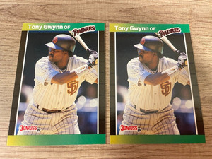 1989 Donruss #128 Tony Gwynn | Two Cards | HOF | NM+ Condition