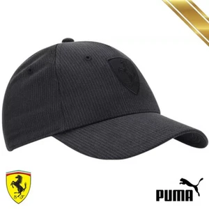 FREE SF Scuderia Ferrari Fanwear Baseball Cap Fade Black - PUMA Original - Picture 1 of 9
