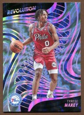 Tyrese Maxey 2022-23 Panini Revolution Asia Holo Silver 50/75 #75