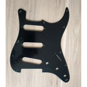 Pickguard schwarz 1ply 11Loch für Stratocaster Post 72, Töpfe 1cm - Bild 1 von 4