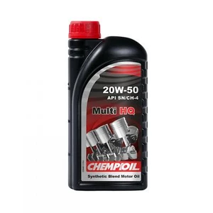 3 (3X1) Litri CHEMPIOIL Multi HQ 20W-50 Olio Motore API SL/CF - Foto 1 di 3