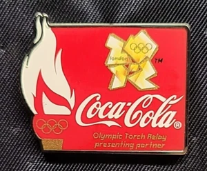 LONDRES COCA COLA 2012 ANTORCHA RELÉ PIN OLÍMPICO - Imagen 1 de 2