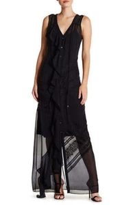 Haute Hippie Silk Sheer Maxi Dress Size XS - Picture 1 of 2
