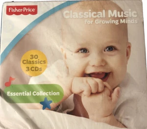 Fisher Price Baby Classical Music For Growing Minds 3 CD Set Factory Sealed New - Imagen 1 de 4