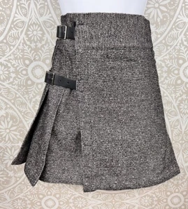 Sport Kilt USA schwarz-weiß Tweed schwerer Canvas-Rock 18 Zoll Länge Größe XS/S - Bild 1 von 8