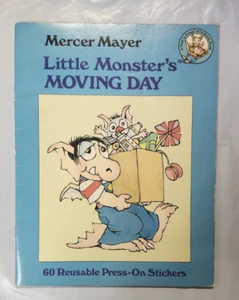Mercer Mayer Little Monster's Moving Day Sticker Book (60 Stickers) Unused - Picture 1 of 5