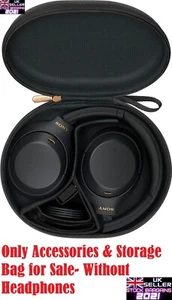 Słuchawki Sony WH-1000XM4 tylko oryginalne akcesoria i torba do przechowywania (E551) - Zdjęcie 1 z 8