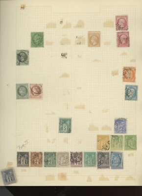 France  stamp collection 268  stamps used  mh  (mb33 - Image 1 of 4