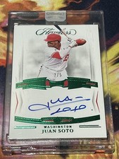 Juan Soto 2022 Flawless Signatures Emerald /5