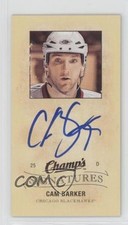 2009-10 Upper Deck Champ's Mini Signatures Cam Barker #CS-CB Auto