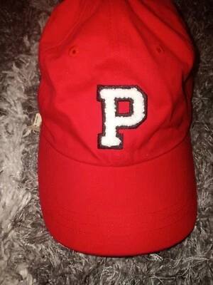 Victorias Secret 粉色平沿帽可调节棒球帽红色 — 第 1/3 张图片