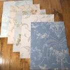 Lot of 50 Wallpaper Samples Vintage Rough Cut Assorted Sizes Bag 7-7 Wall Paper