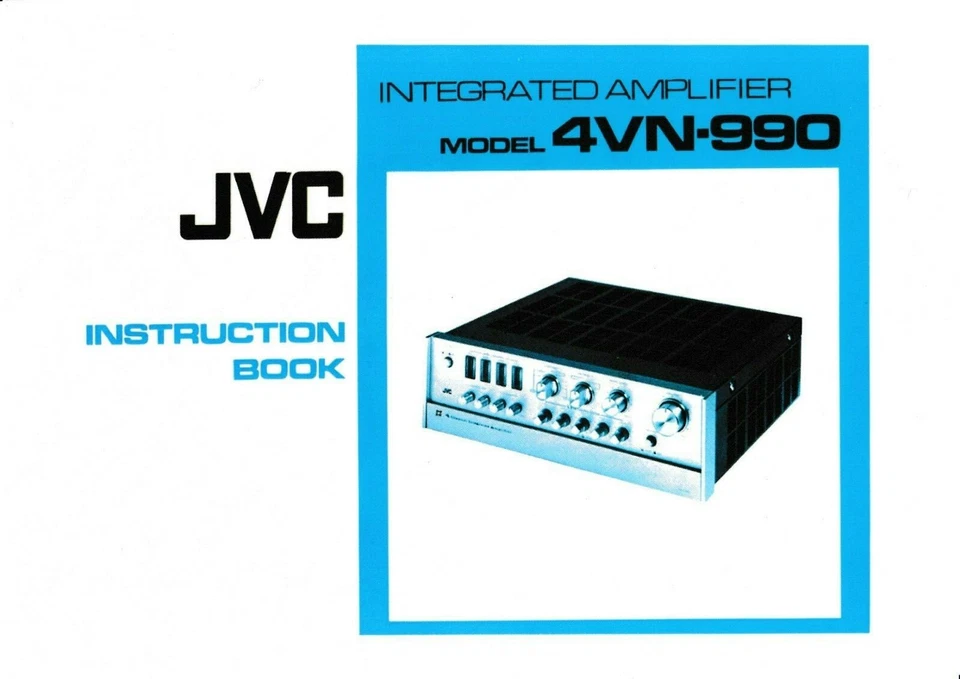 Bedienungsanleitung-Operating Istruzioni per JVC 4VN-990 - Immagine 1 di 1