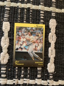Rare Jose Canseco 1991 Star Oakland A's  Nova  Promo Card (100 Made)