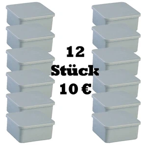 12 Stück Abzweigkasten Verteilerdose Kabeleinführungen 80X80X48 ABS - Bild 1 von 6