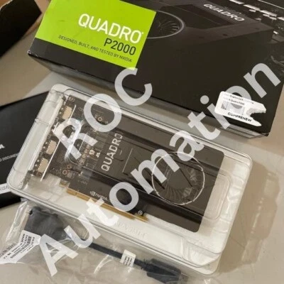 New PNY Nvidia Quadro P2000 4x Display Port 5GB GDDR5 Graphics Card - Image 1 of 4
