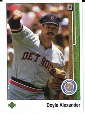  1989 Upper Deck #298 Doyle Alexander Detroit Tigers
