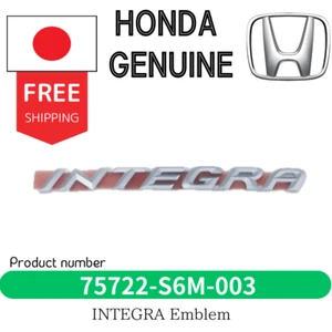 OEM HONDA Genuine ACURA RSX Integra DC5 Rear Emblem Badge 75722-S6M-003 - Imagen 1 de 1