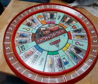 Disney Pixar Cars 2 Monopoly Lightning McQueen Juego Piezas de Repuesto  Foto 1 de 4