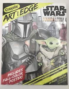 Crayola Art With Edge Star Wars The Mandalorian 28 Pages Sealed New 2020! - Picture 1 of 2