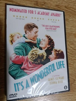 It's A Wonderful Life DVD [NEW & SEALED] Region 2 Christmas Movie - Image 1 of 2