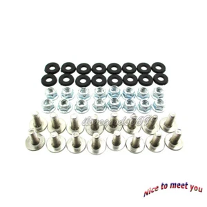 Plastic Fender Bolt Washer Nut Screw Kit Fit 50cc 70cc 90cc 110cc 125cc ATV Quad - Picture 1 of 6