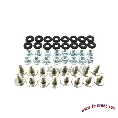 Plastic Fender Bolt Washer Nut Screw Kit Fit 50cc 70cc 90cc 110cc 125cc ATV Quad - image 1 of 4