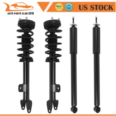 4 Front Rear Complete Struts Coil Springs w/ Mount For 2011-2019 Chrysler 300 Foto 1 de 4