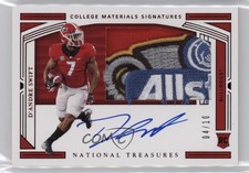 2020 National Treasures Collegiate Bowl Logo 1 /10 D'Andre Swift Rookie Auto RC