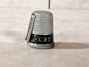VINTAGE RETRO SEWING THIMBLE AD ADVERTISING CWS CONGRESS SOAP BLACK - Picture 1 of 6
