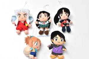 INUYASHA friends stuffed toy plush toy 5 types set Bandai Kagome Sango Shippo - Picture 1 of 21
