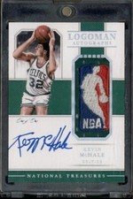 2018-19 Panini National Treasures Logoman Autograph Kevin McHale Auto 1/1