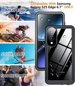 Für Samsung Galaxy S25 Edge Hülle Stoßfest Wasserdicht Robust Cover Militär - Bild 1 von 8
