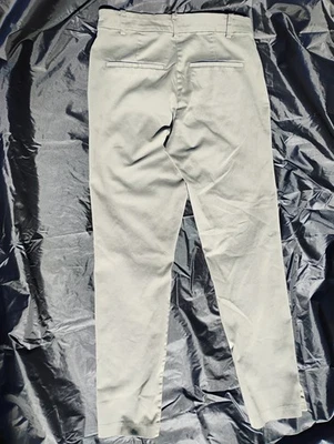 H&M девочек оливковый зеленый платье брюки (боковая молния) **/29? Продается как есть с размером 0 A - Изображение 1 из 2