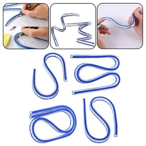 1PC Flexible Ruler Drawing Tool Snake Ruler Flexible Ruler Office Supplies - Picture 1 of 13