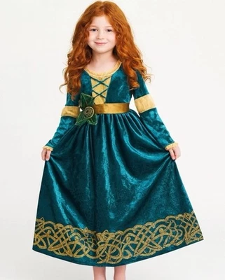 Disney Parks Castillo Colección Niñas 'Mérida' Disfraz 'Valiente' Talla 9-10 Foto 1 de 4