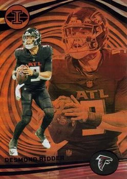 Desmond Ridder 2023 Panini Illusions #4 Orange Trophy Collection Atlanta Falcons - Image 1 of 2