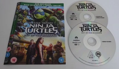 Teenage Mutant Ninja Turtles Out Of The Shadows DVD NO CASE - Image 1 of 2