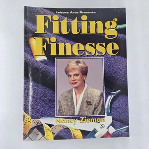 Fitting Finesse by Nancy Zieman 1994 Paperback Sewing Book - Good Condition - Imagen 1 de 4